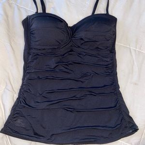 Black Tankini Top